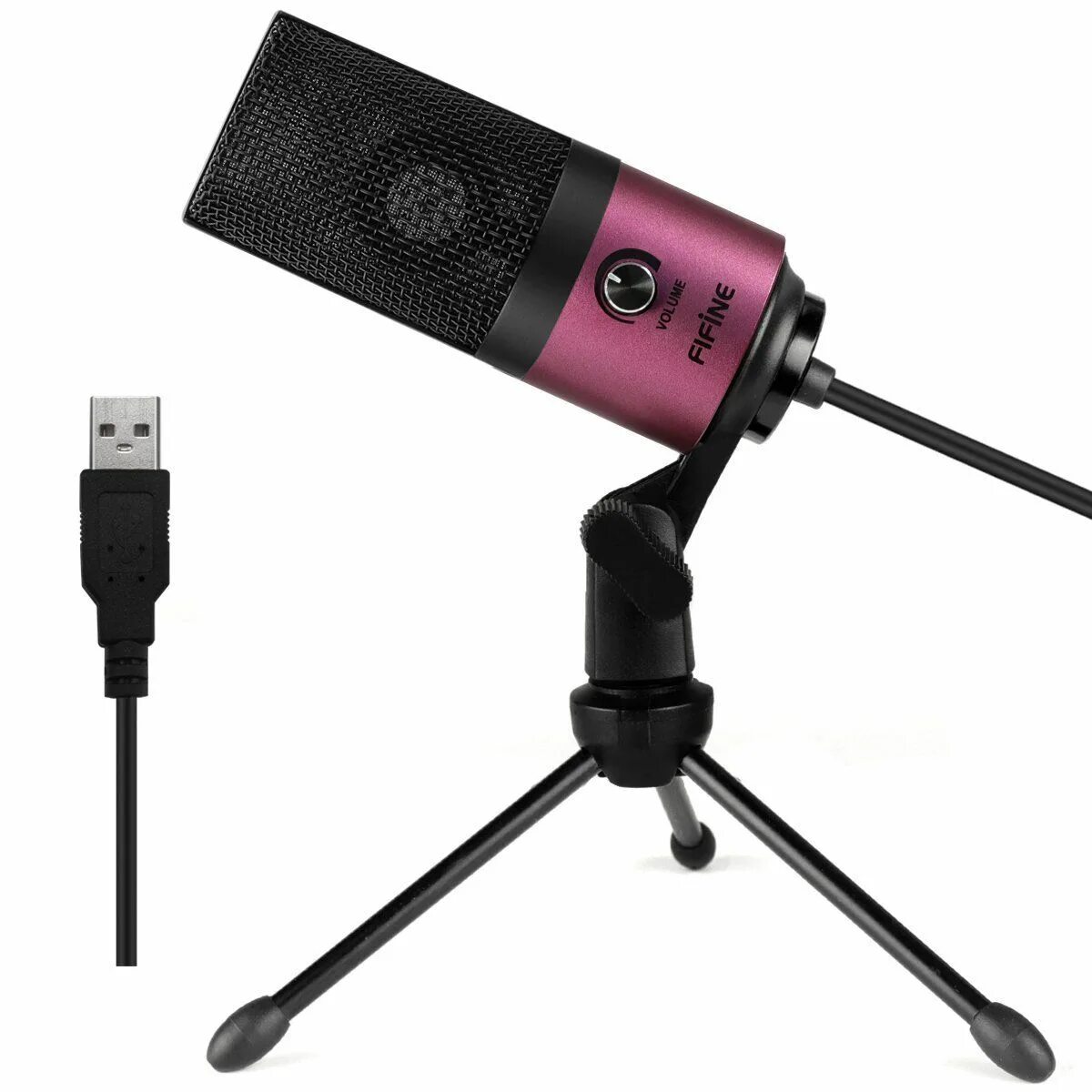 Микрофон с usb разъемом. Микрофон fifine k680. микрофон fifine k669b. микрофон fifine k669, черный. конденсаторный usb-микрофон fifine k669.
