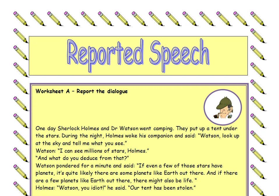 Reported Speech диалог. Reported Speech карточка. Reported Speech activities. Indirect Speech Worksheets.