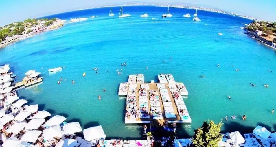 Cesme Турция. Aya Yorgi Beach. Ayayorgi Koyu Beach пляж Чешме. Измир достопримечательности пляжи.