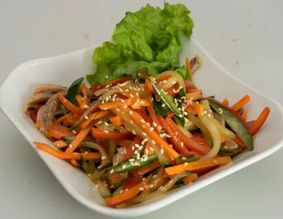 Салат с кунжутом по корейски