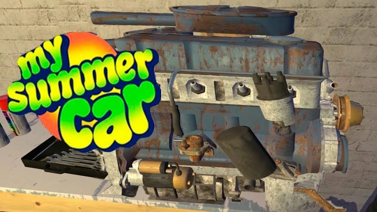 Двигатель май саммер кар. Сборка двигателя в май саммер кар. Mys Summer car двигатель. Сбор двигателя в my Summer car.