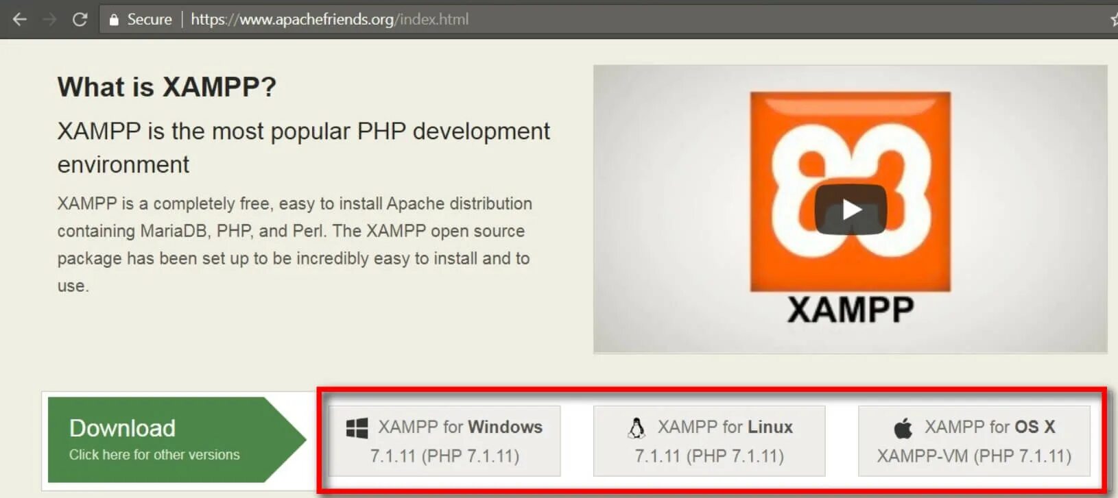 XAMPP. XAMPP темная тема. Apachefriends.