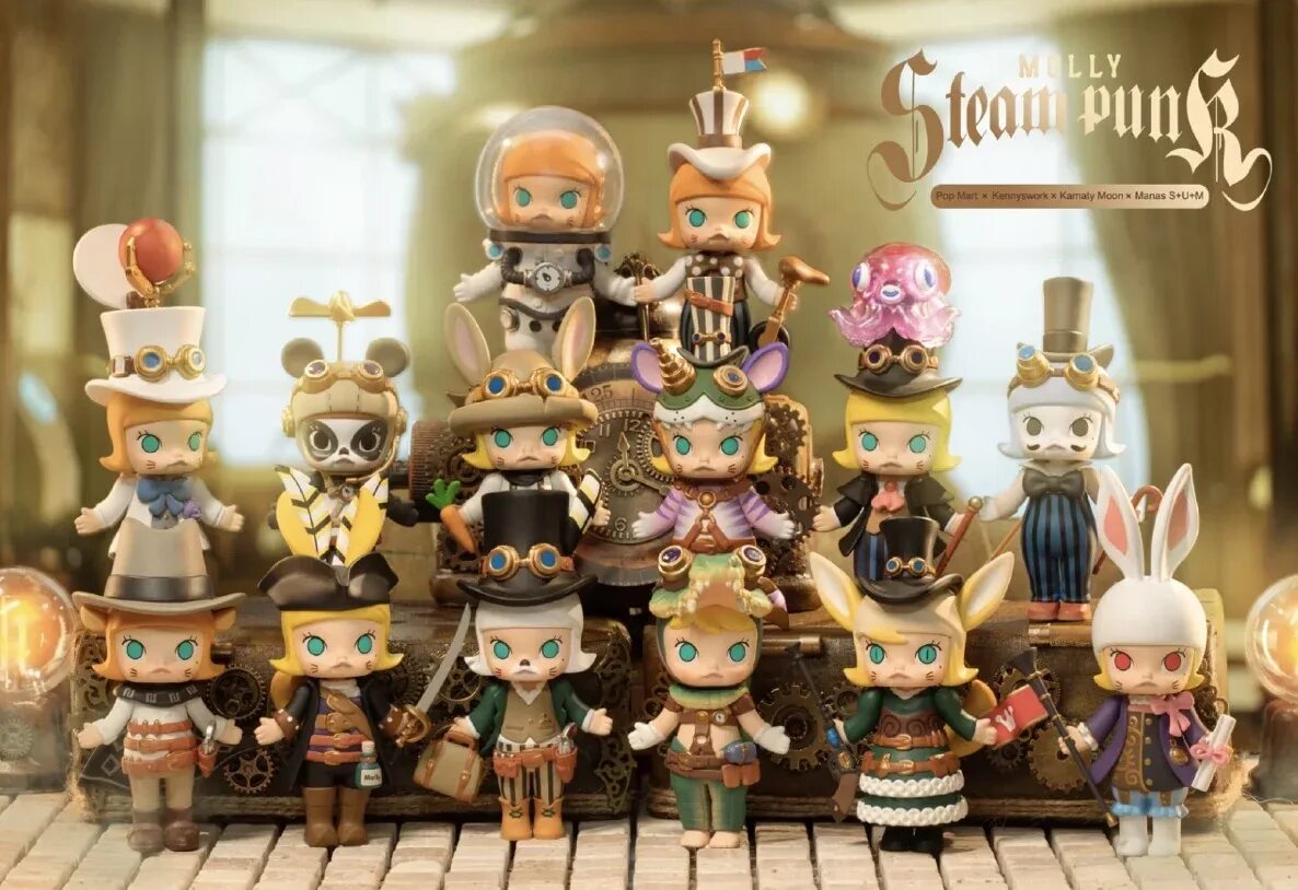 Игрушки поп март. Popmart molly steampunk series.. popmart фигурки. поп март игрушка. коллекция фигурок поп март.