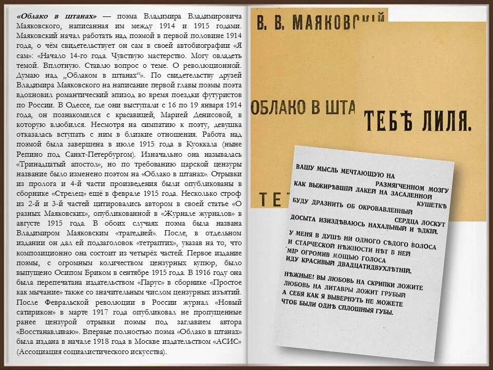 Маяковский облака стих. Облако в штанах Маяковский. Поэма облако в штанах Маяковский. Отрывок из поэмы облако в штанах. Облако в штанах книга.