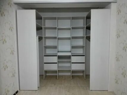 Гардеробная в нише