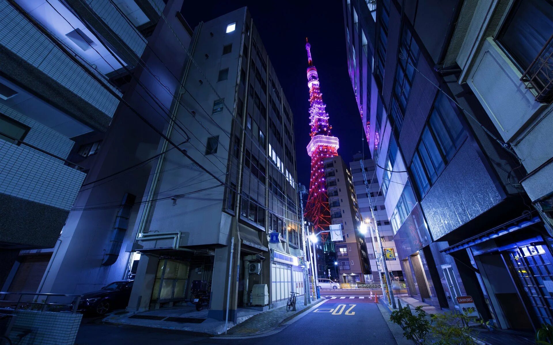 Токио стрит башня. Фон Япония Токио. Япония Токио улицы.