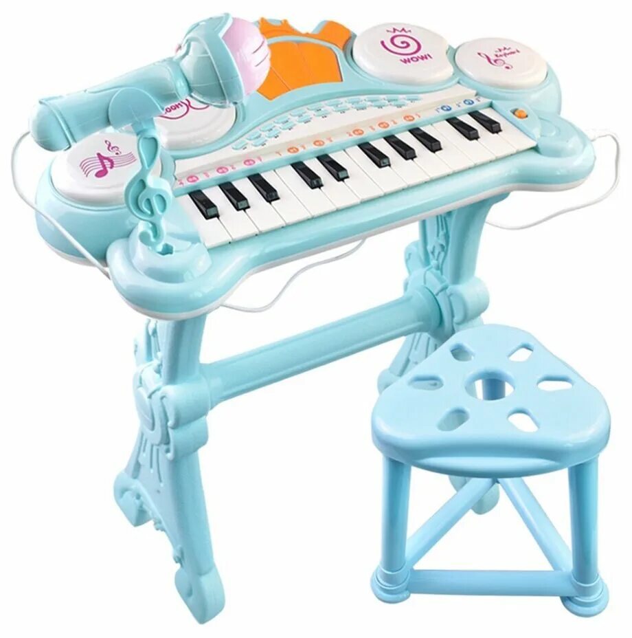Детское пианино-синтезатор baoli bao-1504c-p. My piano musical set пианино со стульчиком 6617 микрофон+usb. Игрушечное пианино с микрофоном unika toy (912201). Синтезатор с микрофоном и стульчиком. Синтезатор 8808 на подставке со стульчиком и микрофоном.
