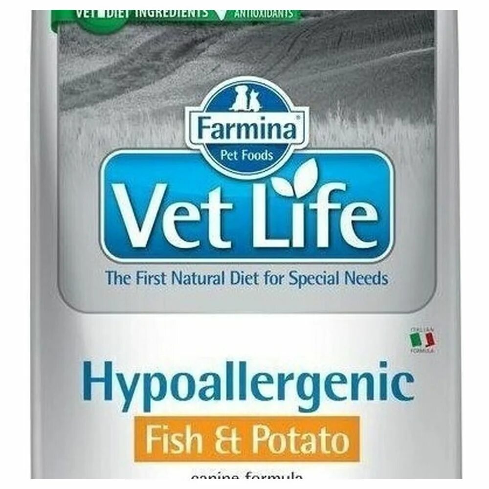 Vet life корм hypoallergenic. Vet Life Hypoallergenic для собак. Farmina Hypoallergenic для собак Fish Potato vet Life. Farmina vet Life Dog Hypoallergenic. Vet Life корм для собак рыба картофель.