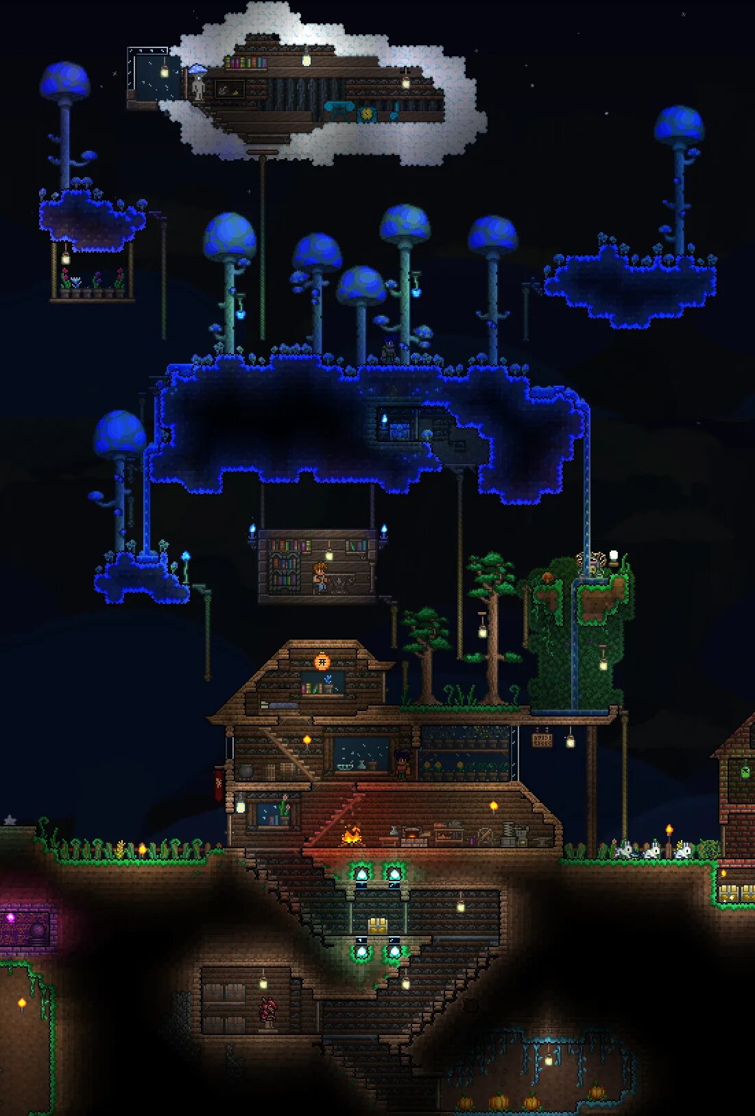 Счастье нипов террария 1. 4. Счастье npc terraria 1. 4. 4.