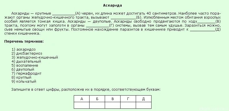 Используя термины из 1 задания