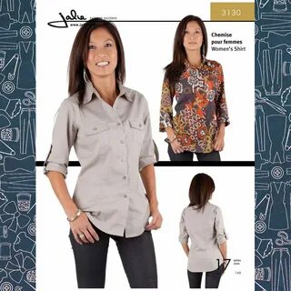 Jalie 3130 Women's Shirt Pattern - The Confident Stitch.