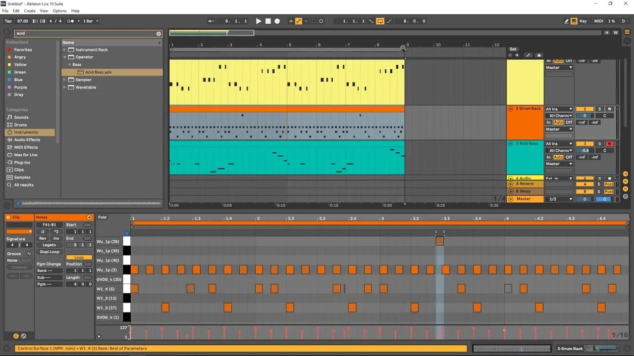 Где сделать бит. Бит программа Ableton Live. Аблетон лайв 10. Бит в Ableton 10. Аблетон лайв 11.