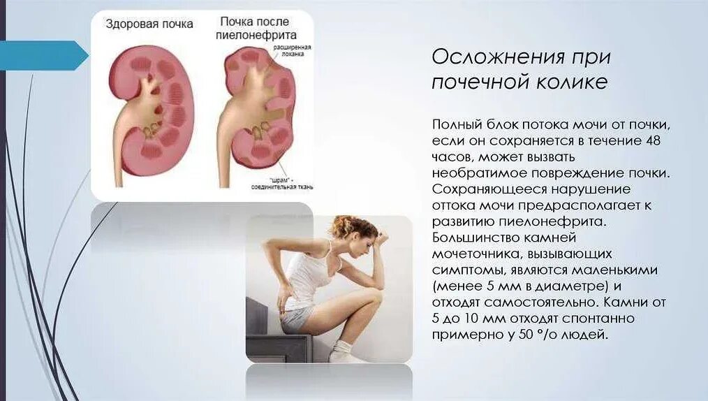 Тянет почки
