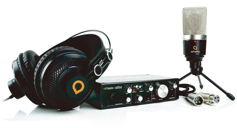 Микрофон для звукозаписи. Artesia arb-4 503960. artesia arb-4. behringer voice studio. комплект для звукозаписи: наушники, микрофон 13990.