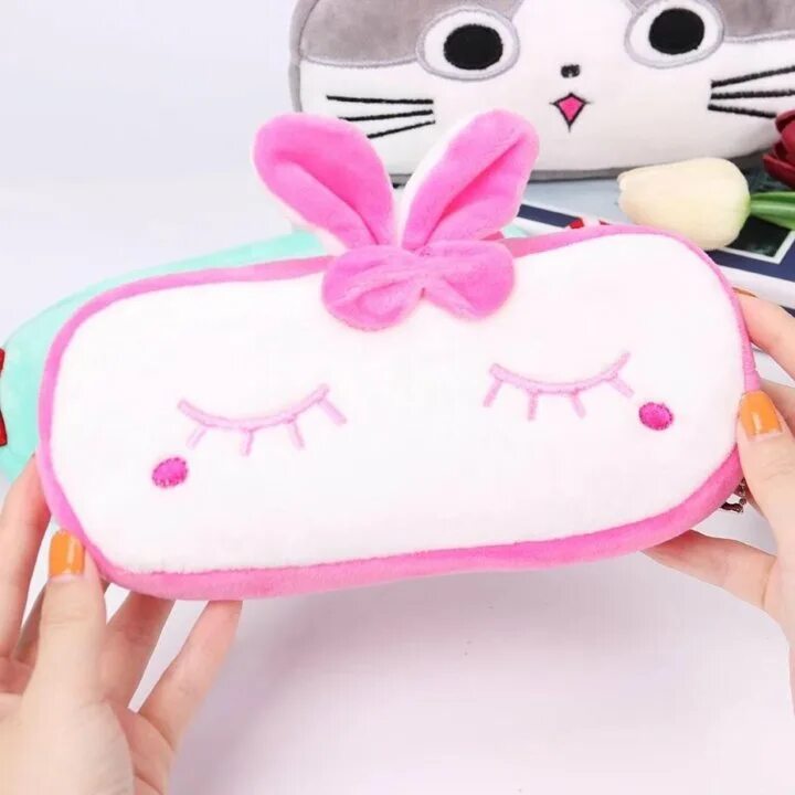 Пенал розовый зайка. Мягкий пенал зайчик. Пенал розовый зайка. Пенал пушистый зайчик. Мягкий пенал зайчик.