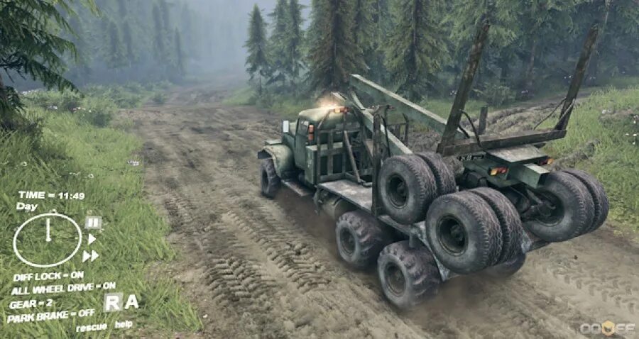 Игра вездеходы Spin Tires. Игра для PC SPINTIRES. Лесовоз игра Spin Tires. Симулятор езды Урал лесовоз.