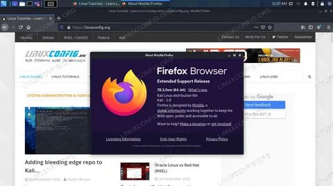 Mozilla linux
