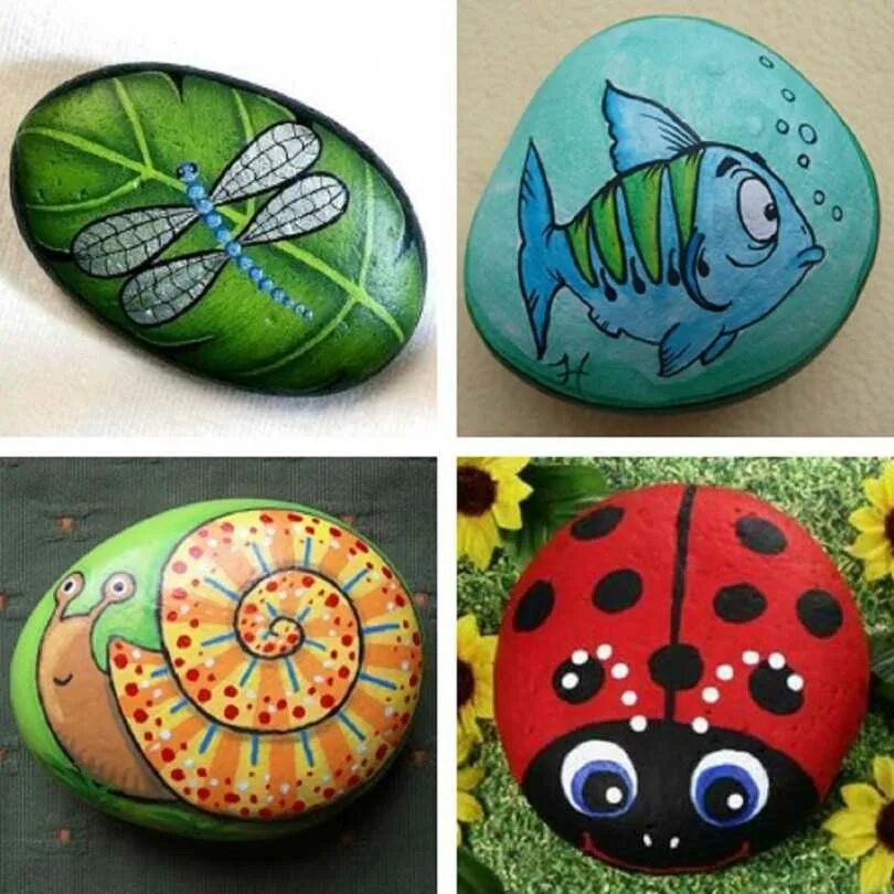Как можно разукрасить. Рисование на камушках. Роспись на камнях. Рисование на камнях для детей. Рисование на гальке для детей.