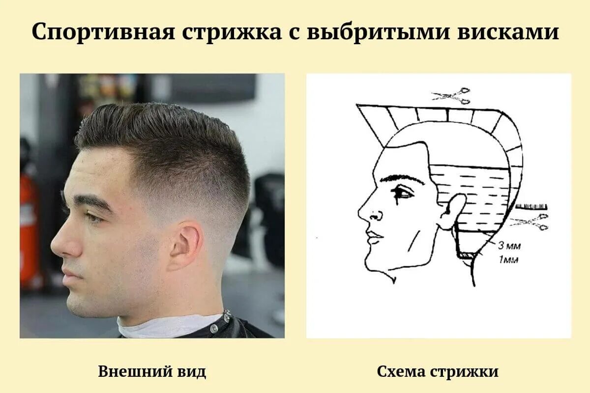 Как стричь мужские стрижки для начинающих. Техника фейд схема стрижки. Фейд стрижка схема выполнения. Фейд канадка полубокс. Стрижка канадка фейд.