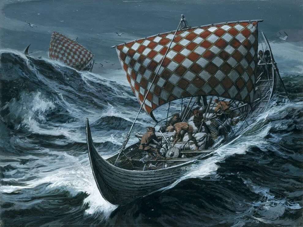 Корабли Драккар норманнов. Мореплаватели древние Викинги. Викинги мореходы средневековья. Викинги сражение дракар. Ладья море
