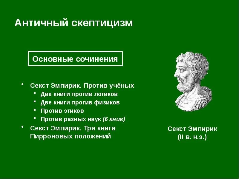 Античный скептицизм Пиррон. Секст Эмпирик кратко. Секст Эмпирик философ кратко. Секст Эмпирик основные идеи.