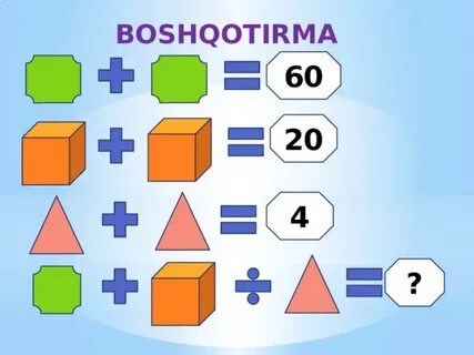 3 sinf matematika