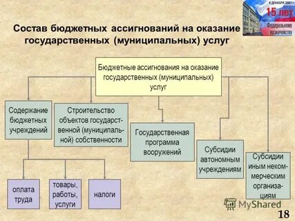 Состав бюджетных учреждений