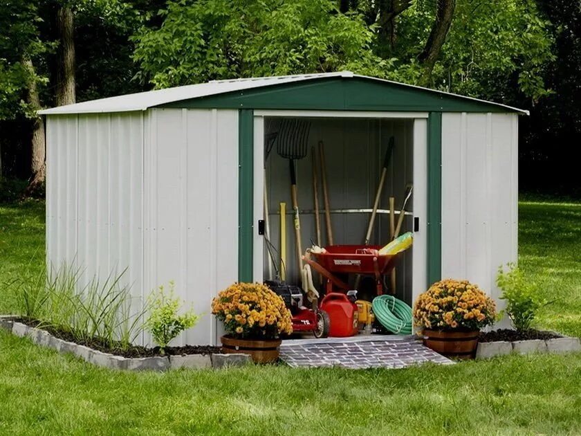 Металлический сарай 5х2. Gartenburo сарай. Хозблок / сарай 2х2 из профлиста. Хоз домики для дачи