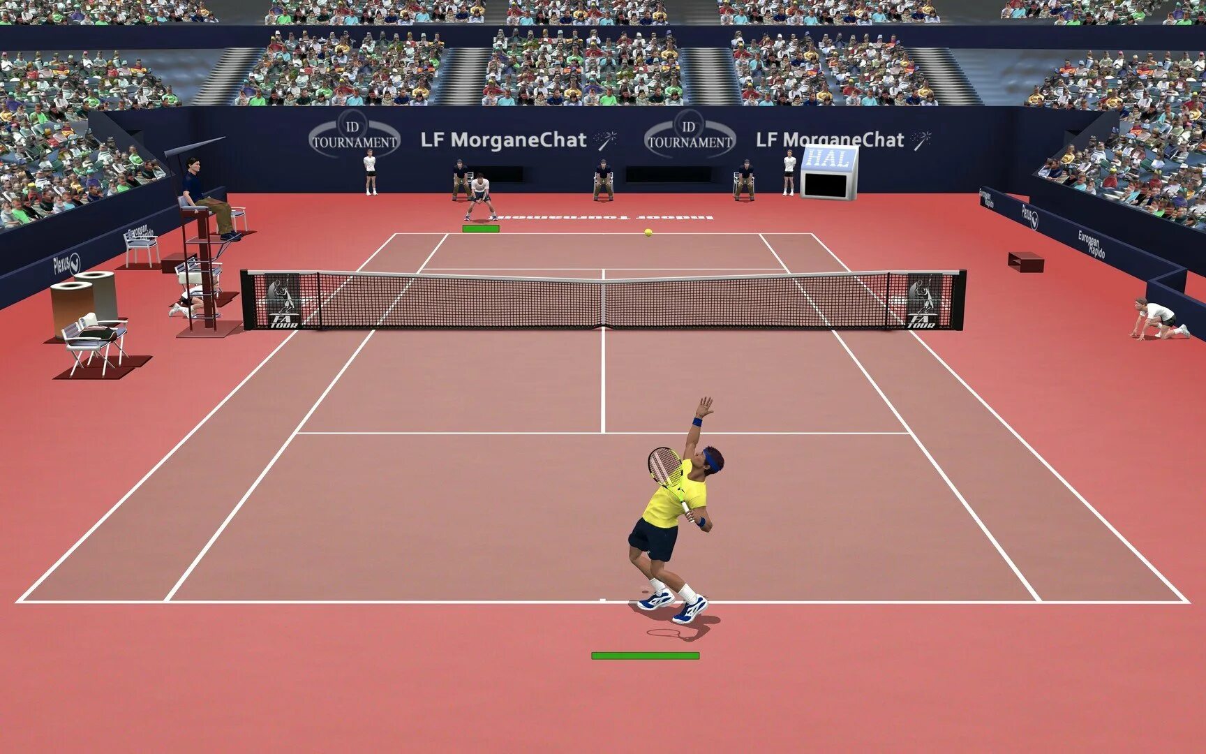 Эйс в теннисе. Full Ace Tennis. «Игра в теннис» (1996) Кабков. Спортивные игры теннис. 18 game full