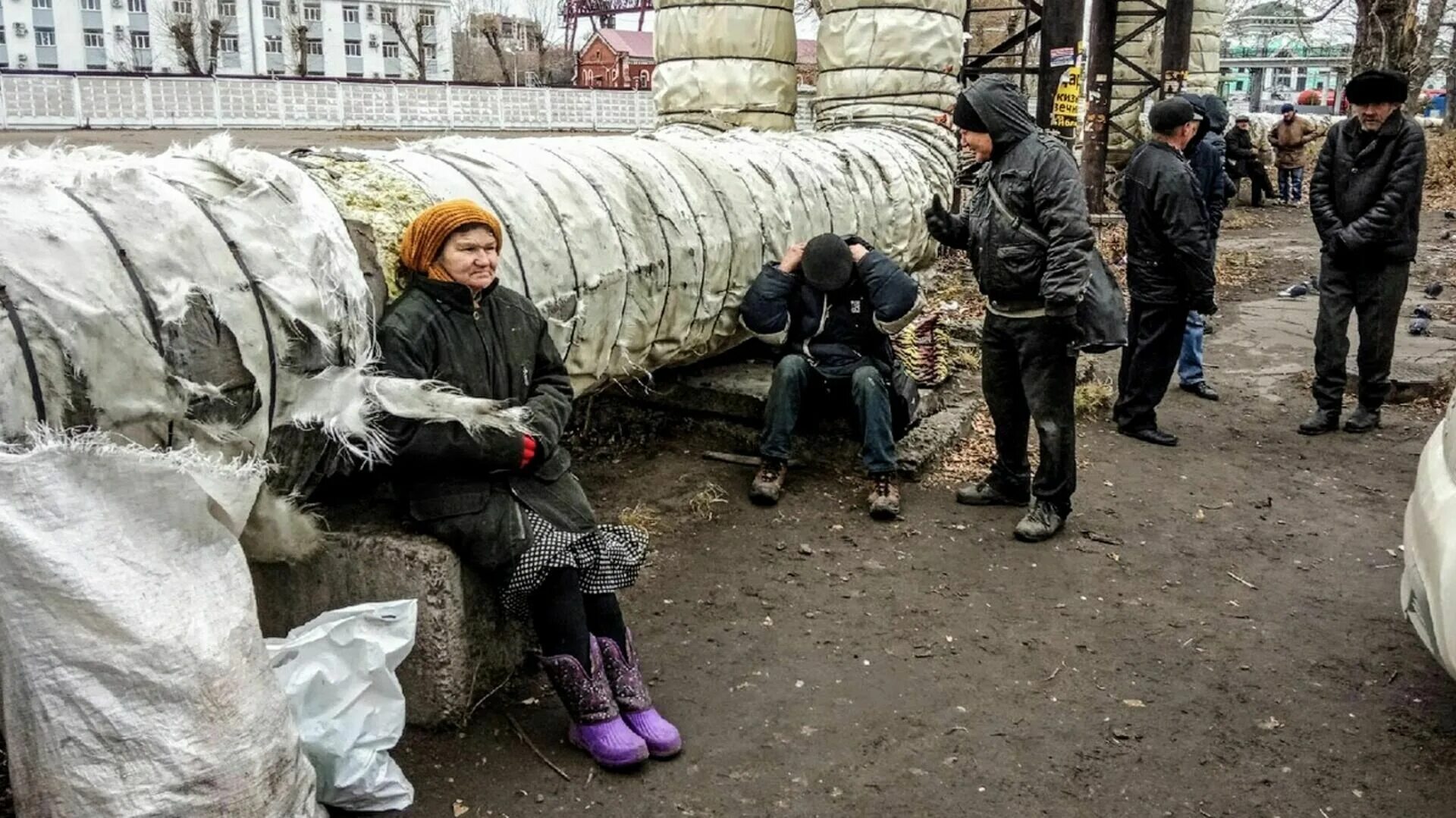 Спасти бомжа. Бездомные люди Нижнего Новгорода.