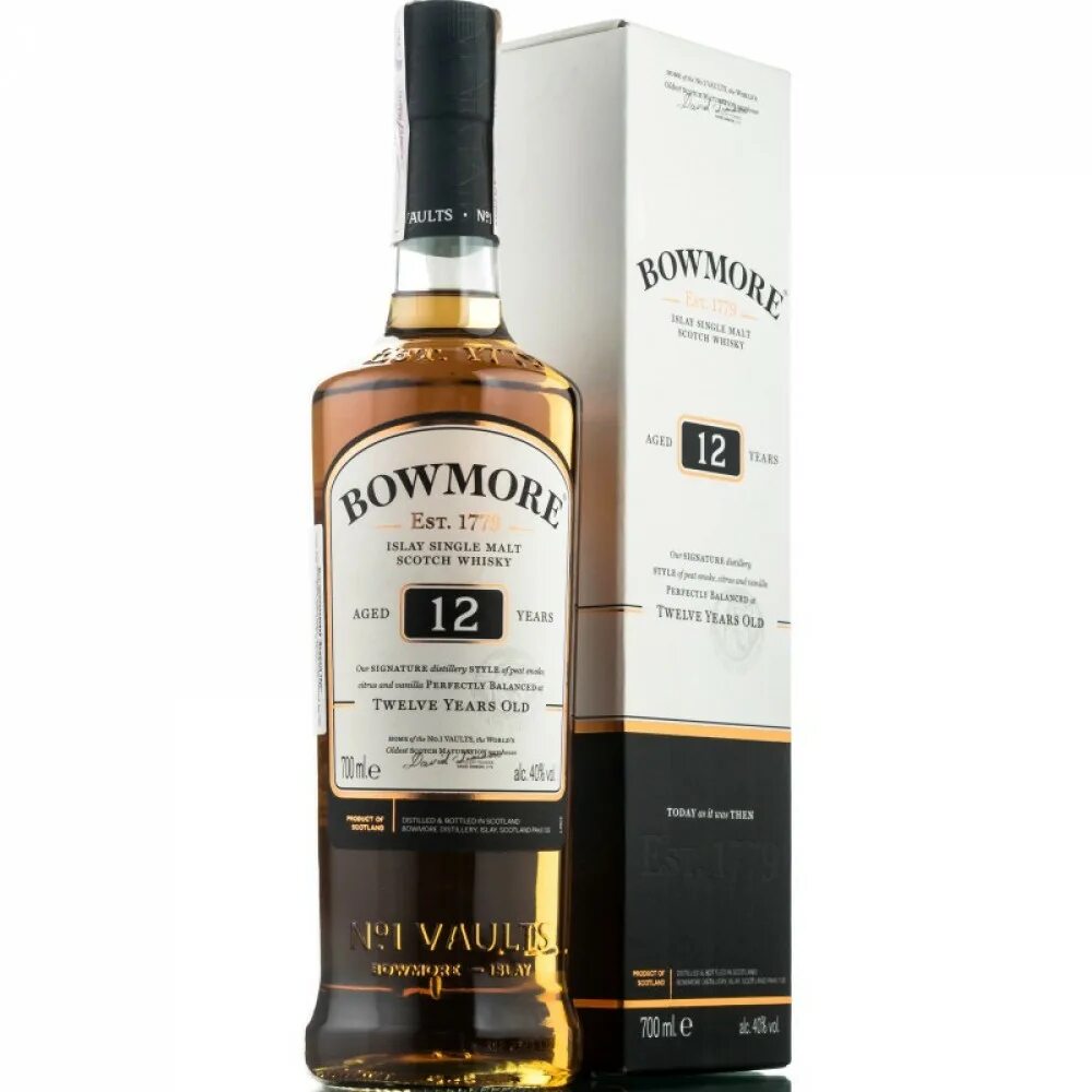 Виски односолодовый Bowmore 12 y.o. 0,7 л. 0.7Л виски шотл. Односолод. Гленфиддик 15 лет 40%. Bowmore 10. Виски bowmore 12