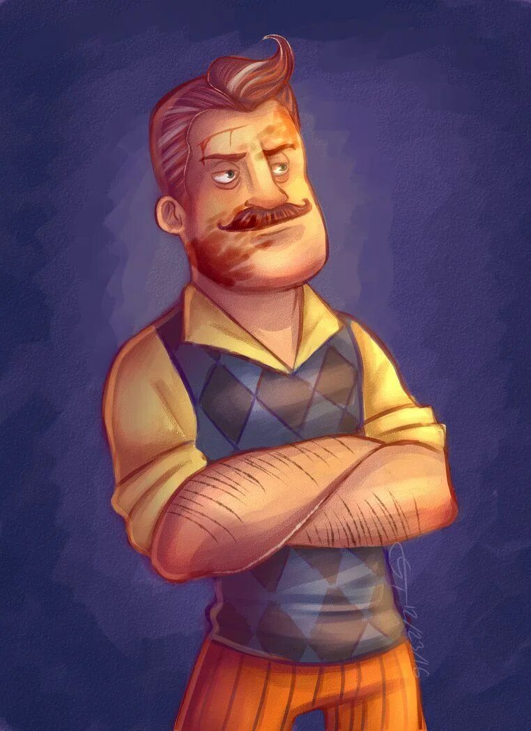 Hello Neighbor арт. Hello Neighbor сосед арт. Картинка hello neighbor