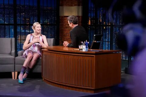 HUNTER SCHAFER at Late Night with Seth Meyers 07/23/2019.