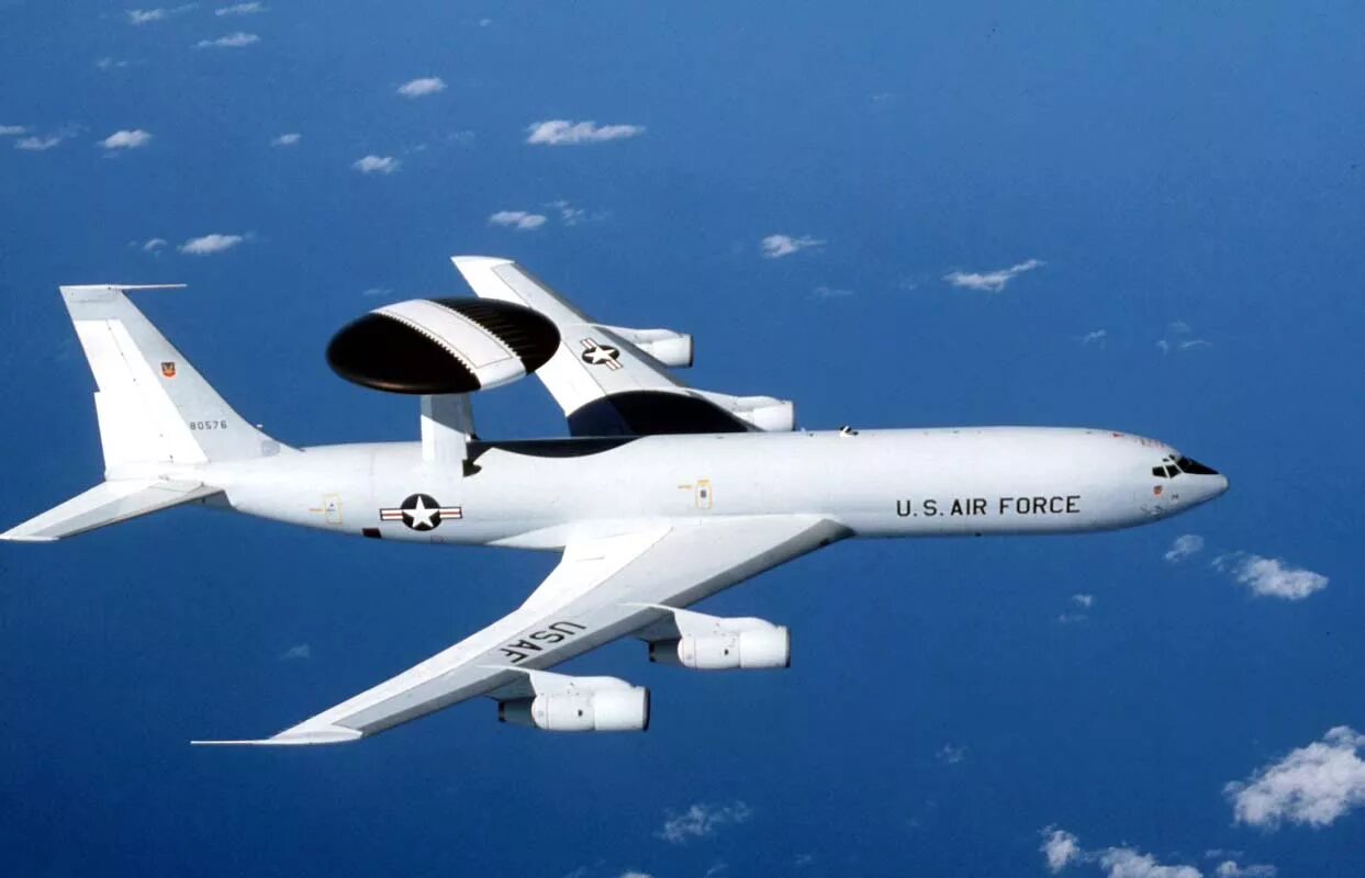 E-3 Sentry. Самолет ДРЛО АВАКС. Boeing e-3 Sentry. Самолет AWACS E-3a Sentry.