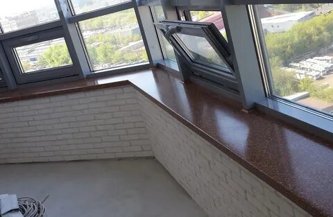 Подоконник из искусственного камня