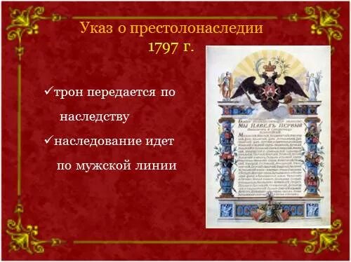 Издание о престолонаследии. Издание о престолонаследии