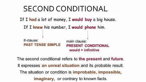 Correct second conditional