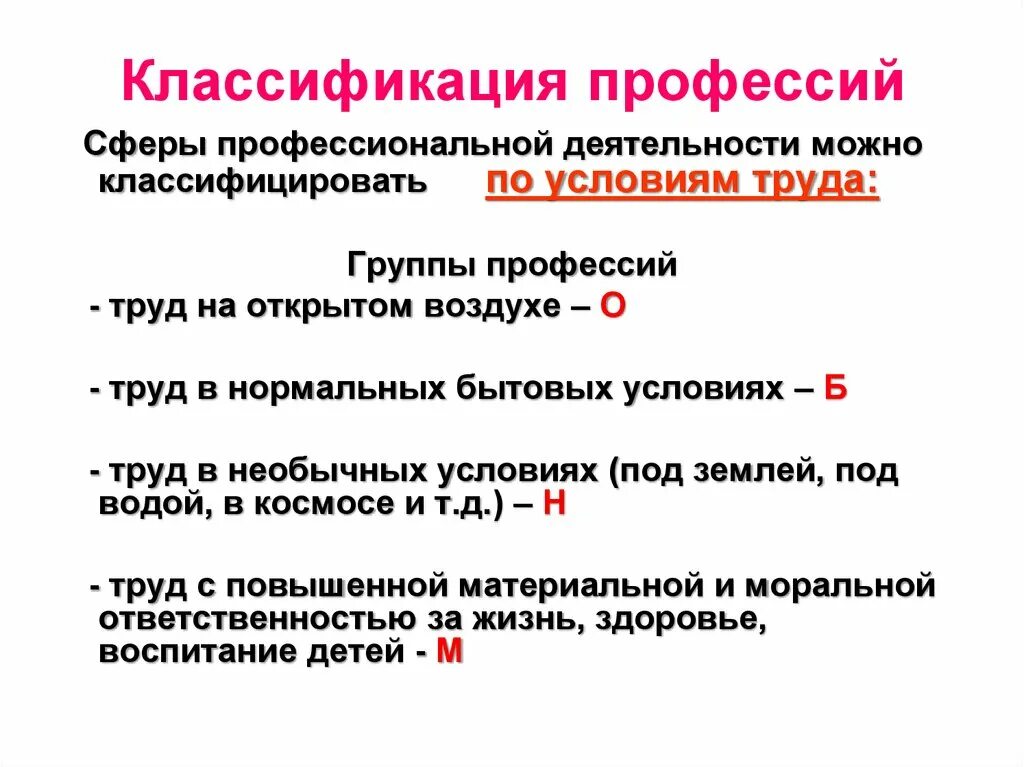 Классификация гуревича профессии. Классификация профессий по условиям труда. классификация профессий сообщение. сферы профессий.