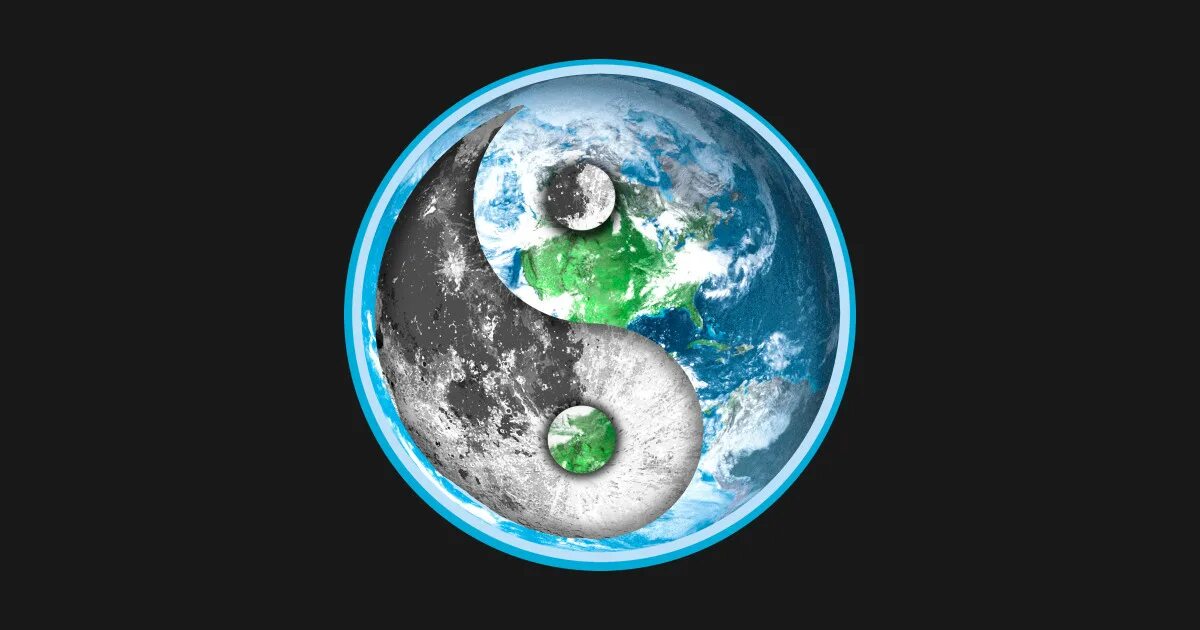 Земля инь в 2024. Инь янь плоская земля. Иньская земля иероглиф. Вода инь на свинье. Земля и луна.