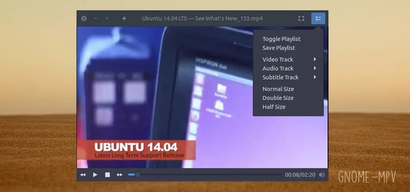 MPV Linux. Gnome-MPV. MPV (медиаплеер). MPV-easy Player. Mpv player