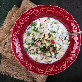 Окрошка на айране