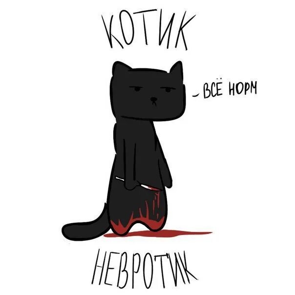 Котик невротик. Как жить с кошкой невротиком. Невротик мем. Мемы про невротиков. Котик невротик.
