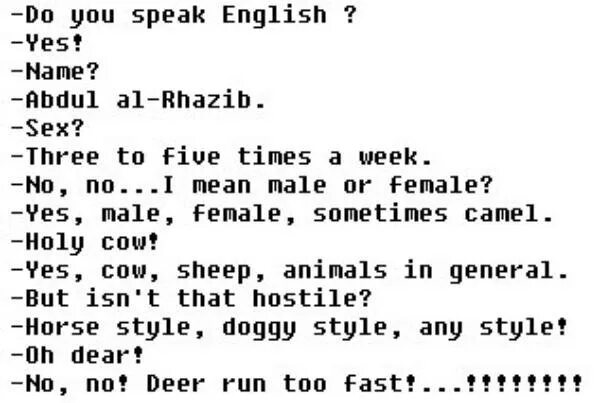 Deer Run too fast. Male female анекдот. Male female sometimes Camel. Анекдот do you speak English. Do you speak english yes