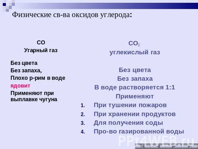 Углекислый газ и кислород сходства и различия. Сравнение свойств угарного и углекислого газа таблица. Характеристика углекислого газа и угарного газа. Физические свойства углекислого газа. Различия углекислого газа и угарного газа.