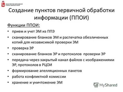 Пункт создания