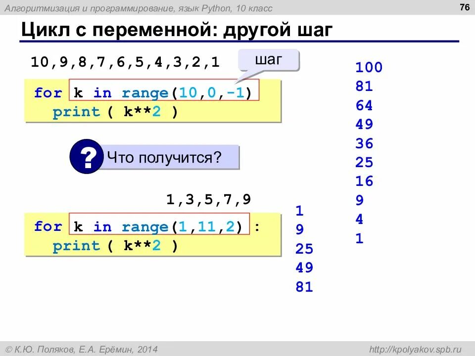Какие виды циклов существуют в языке python
