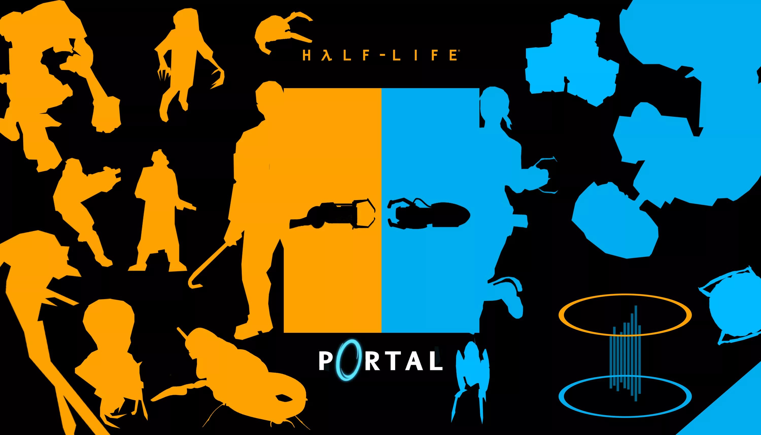 Half life portal. Half Life 2 Portal. Халф лайф 2 и портал. Half Life 2 портал. Portal 2 и half Life 2.