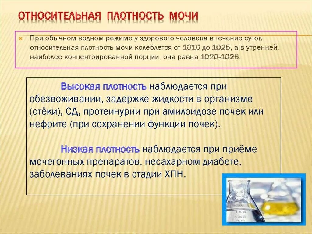 Повышенная плотность мочи у мужчин. Относительная плотность мочи. Относительная плотность в моче. Отосительнаяплотность мочи. Плотность мочи патология.