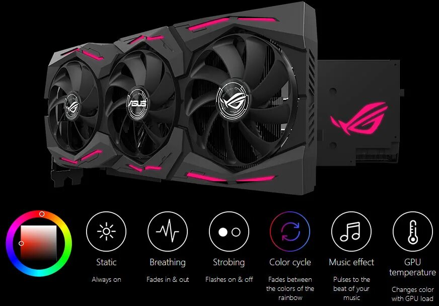 Rx5700xt strix. Asus strix 1660ti.