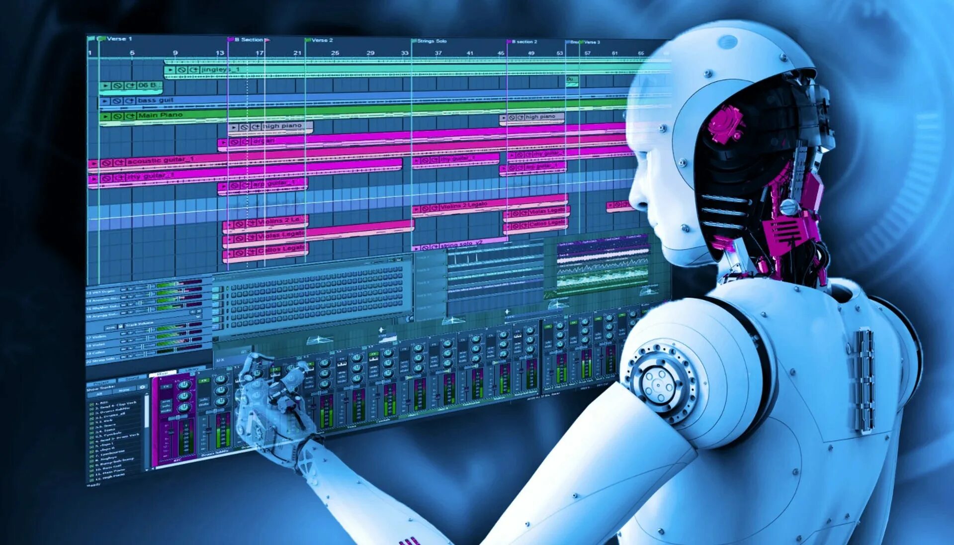 Искусственный интеллект. Разработка искусственного интеллекта. Ai искусственный интеллект. Нейросети и искусственный интеллект. Ии для написания песен